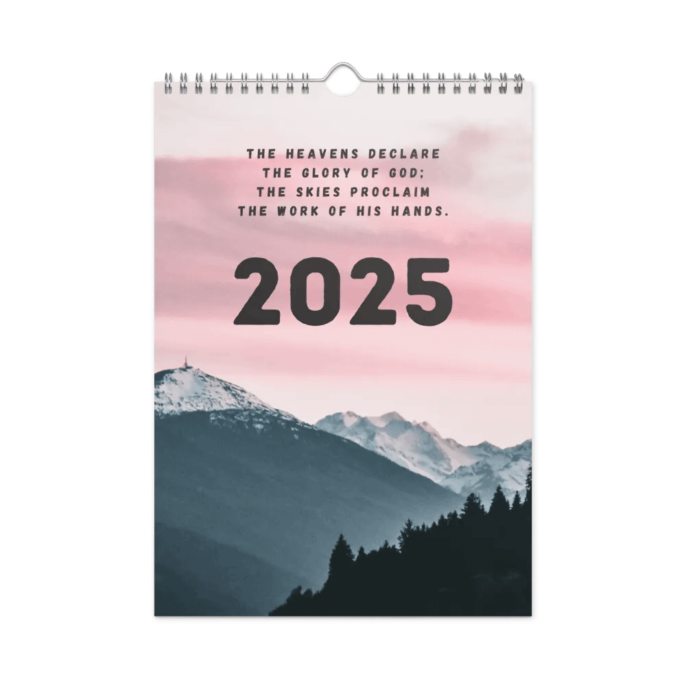 2025 Wall Calendar: The Heavens Declare the Glory of God product image (1)