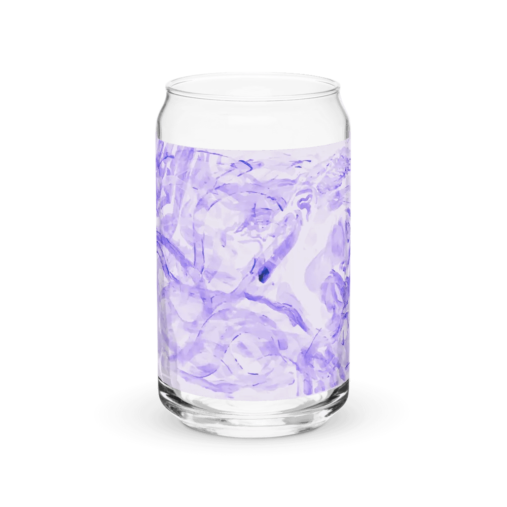 WRAPPED IN HOLY SPIRIT LAVENDER GLASS CUP product image (4)