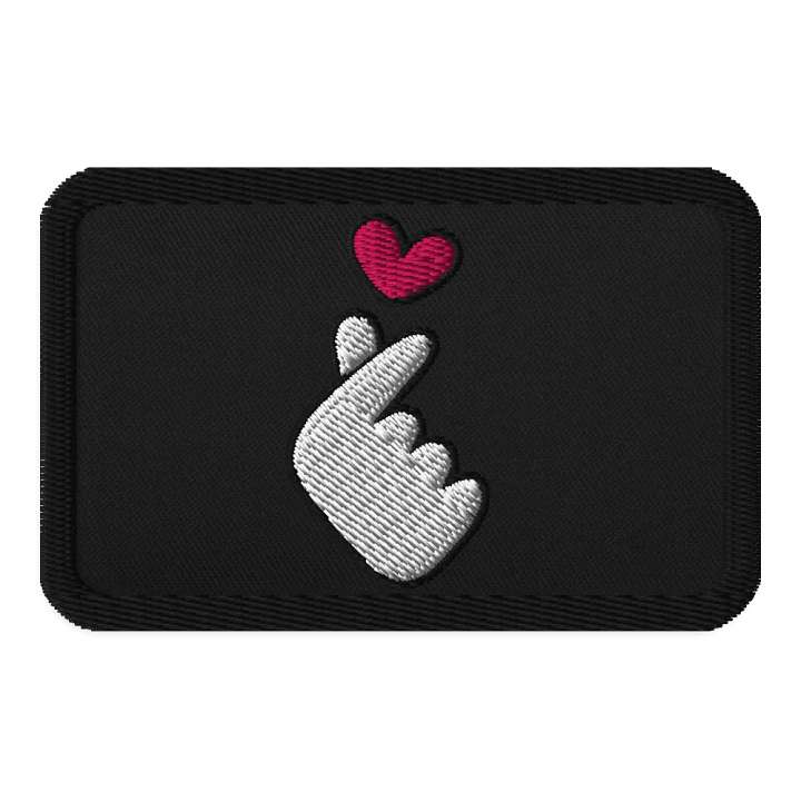 Heart Gesture Embroidered Patch product image (1)