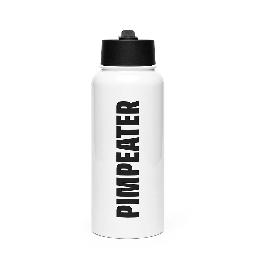 Stainless Steel Water Bottle with a Straw Lid product image (1)