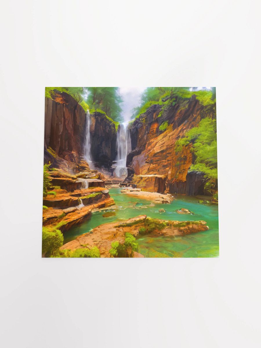 Tranquil Cascades Matte Poster product image (16)