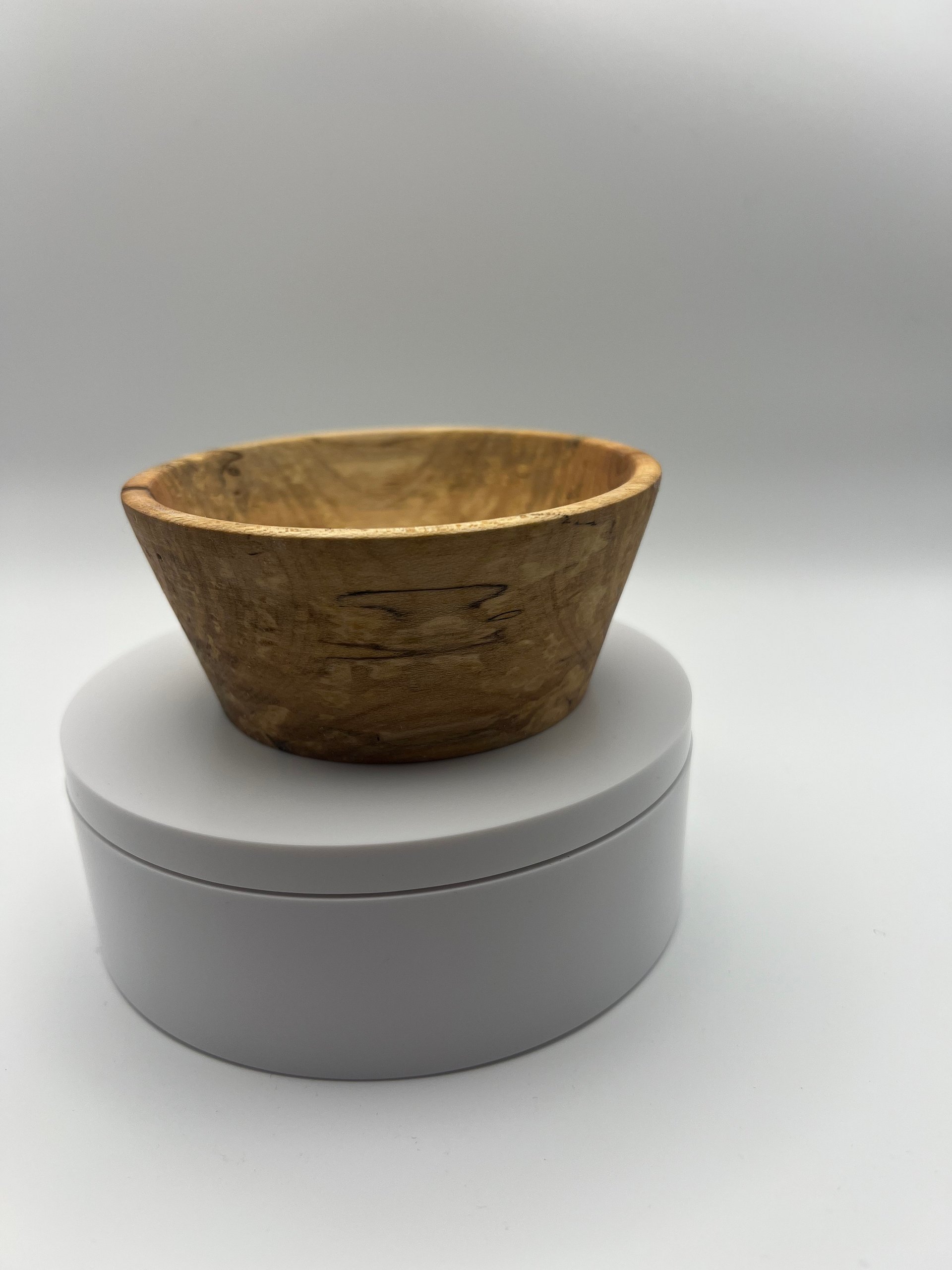 Storm-Fallen Spalted Maple Bowl (3.75”) – Natural Patterned Mini Catch-All product image (3)