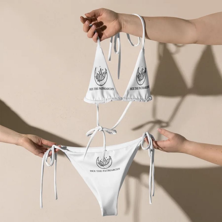 Hex The Patriarchy tie-up swimsuit product image (7)