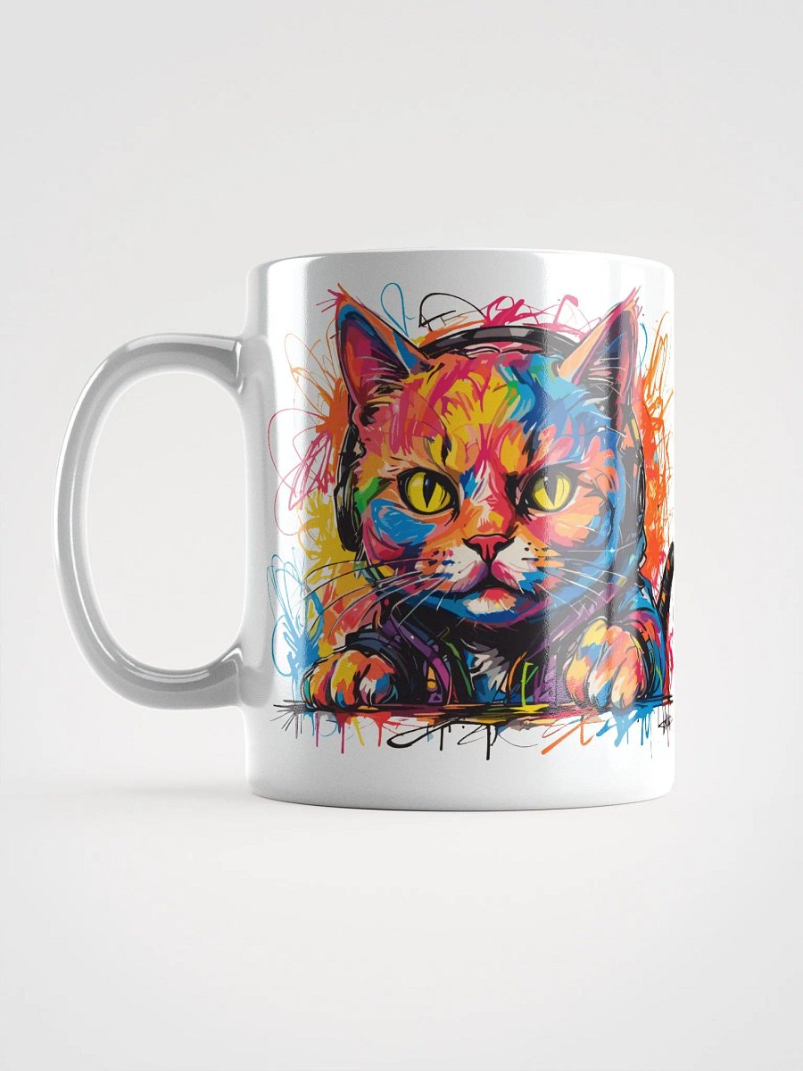 Graffiti Scribbles Cat 7 , Mug product image (11)