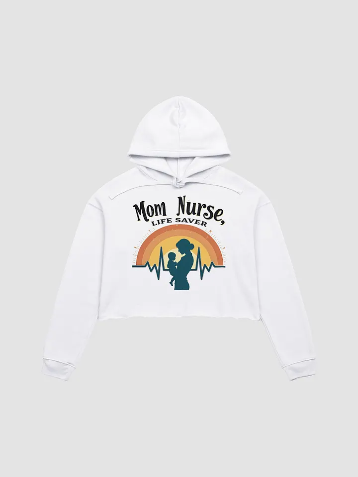 Rainbow Heartbeat Mom Nurse Hoodie product image (1)