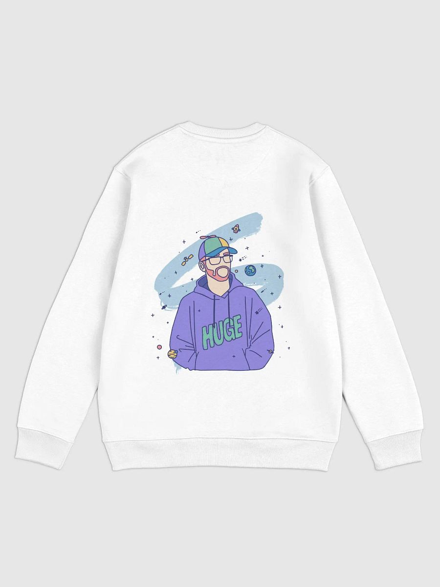 Sweatshirt blanc "Espace" product image (1)