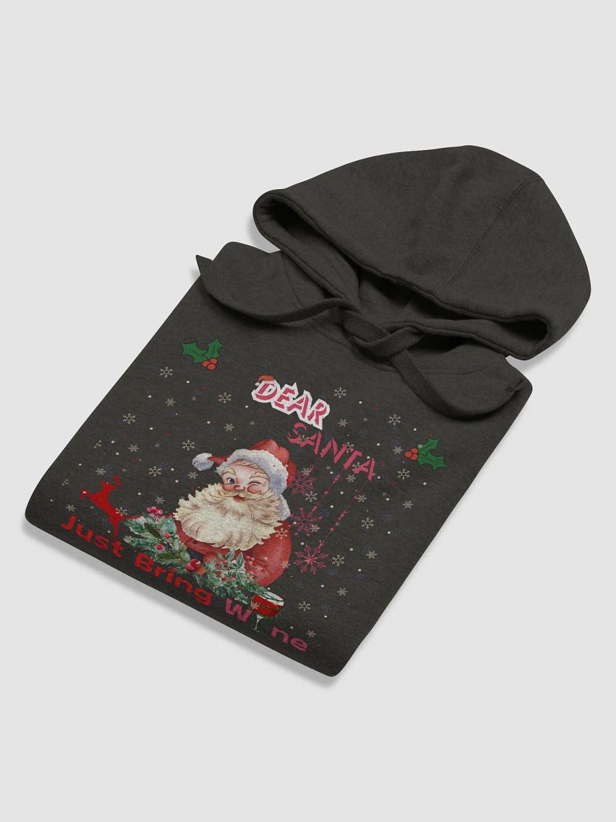 Festive Winking Santa Premium Hoodie product image (6)