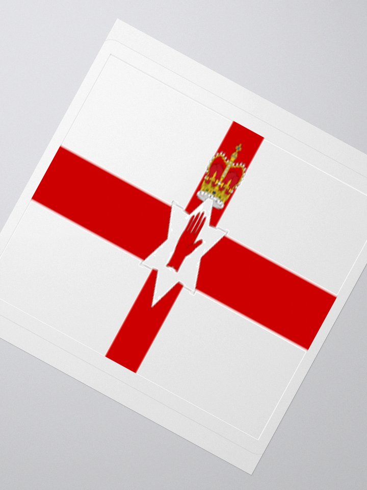 "Exclusive Northern Ireland Flag (Ulster Banner) Kiss-Cut Stickers - High-Quality Vinyl, Multiple Sizes product image (4)