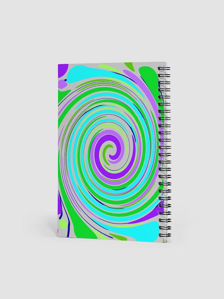 Psychedelic Swirls Spiral Notebook product image (2)