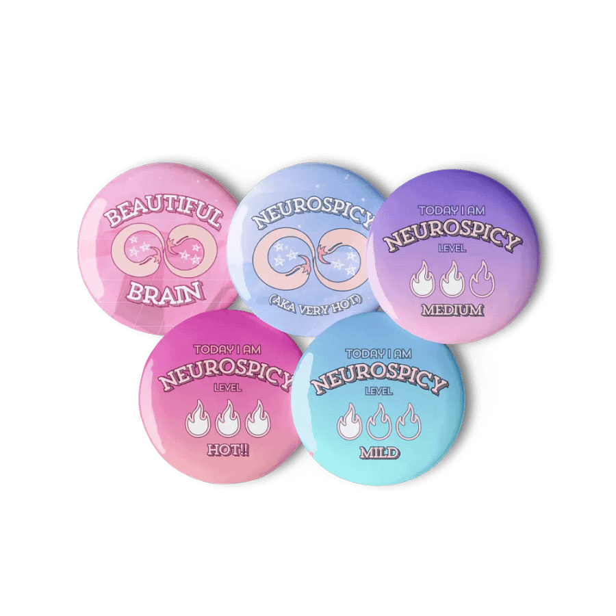 Neurospicy -pin set product image (6)