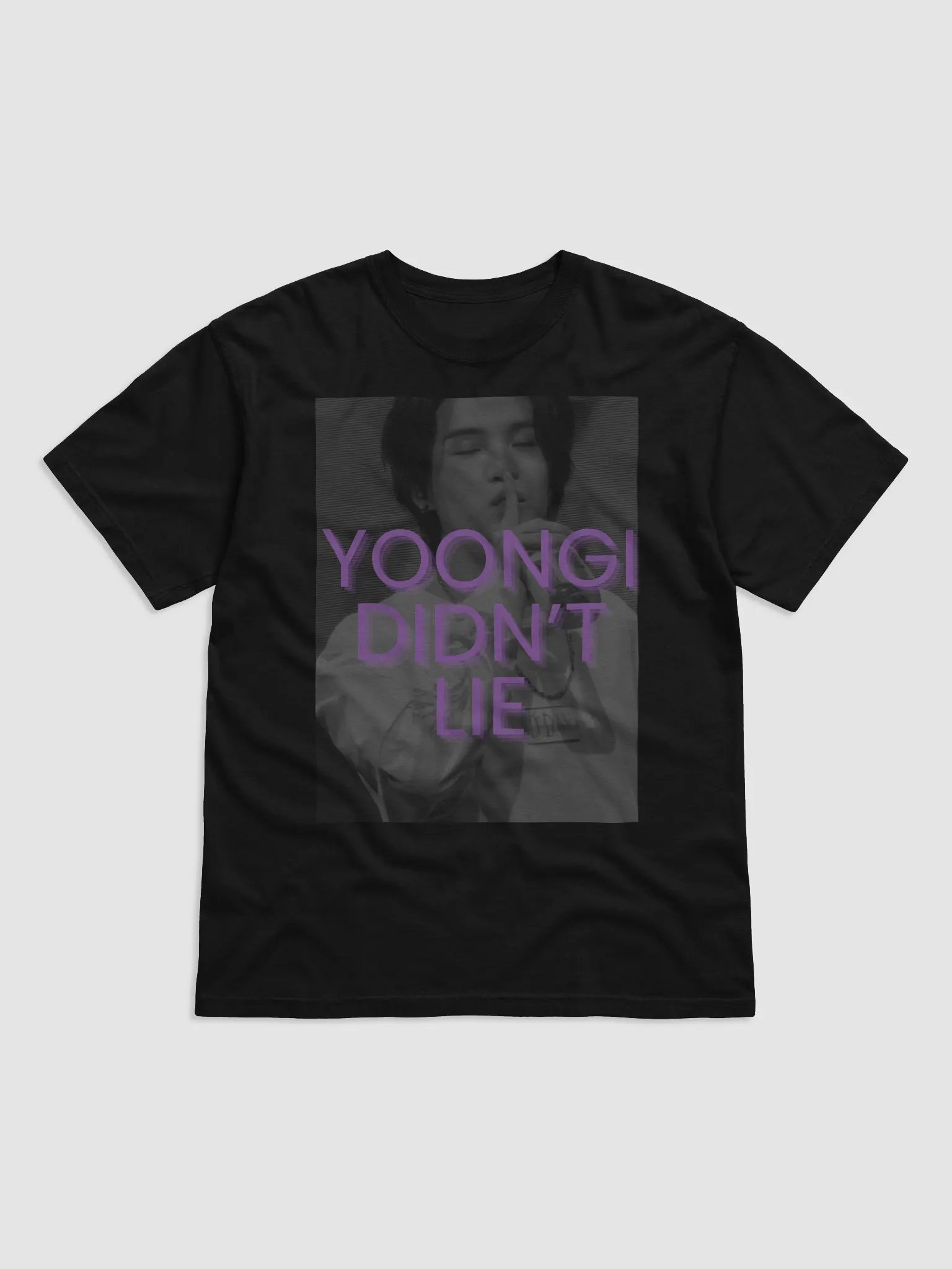 Yoongi didn´t lie Heavy Weight T-shirt product image (1)