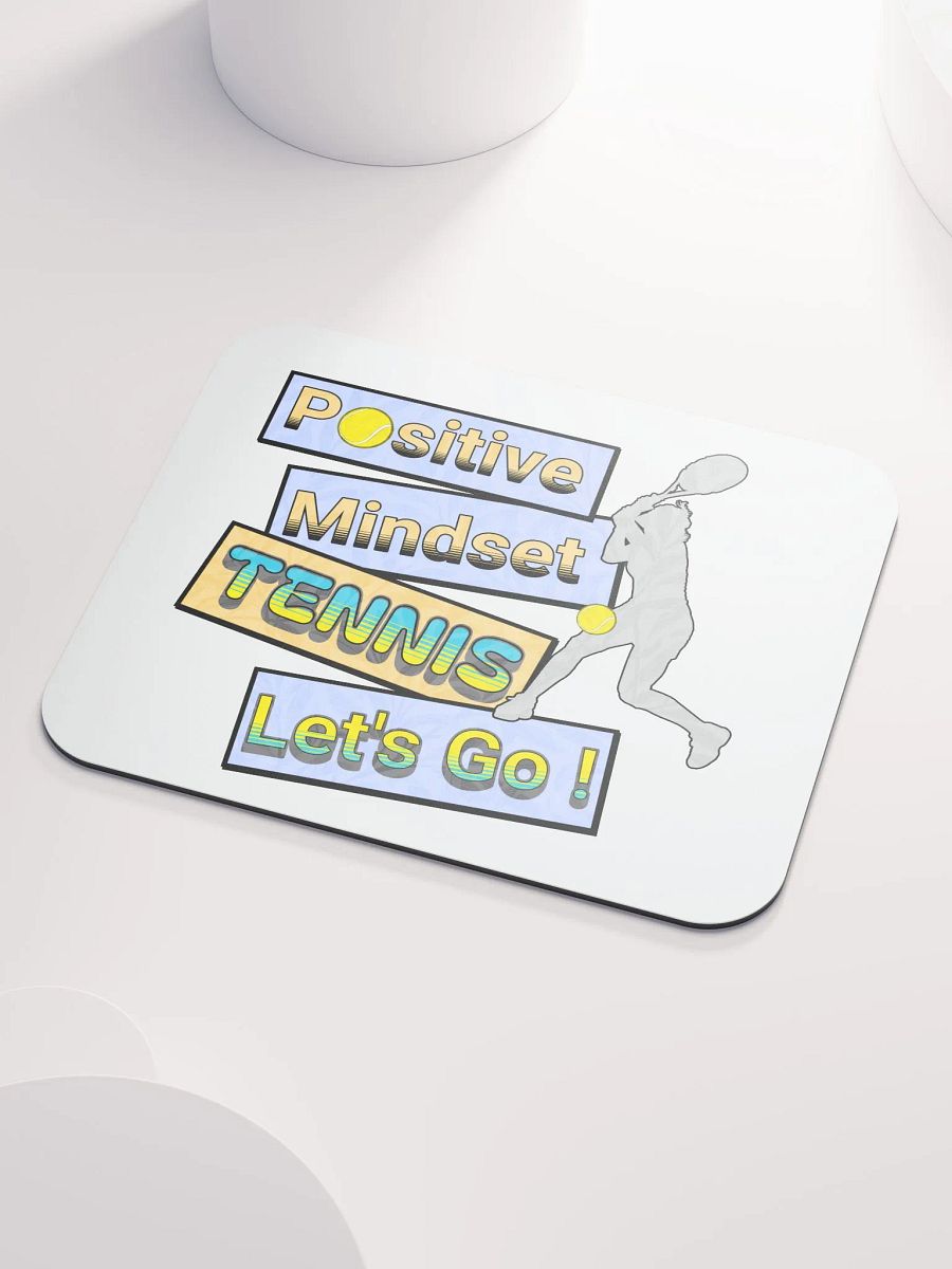Positive Mindset Tennis Motivational Mouse Pad product image (3)