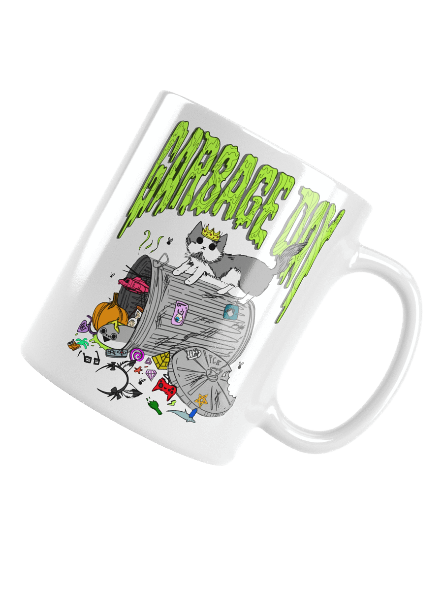 garbage day mug (white) product image (5)