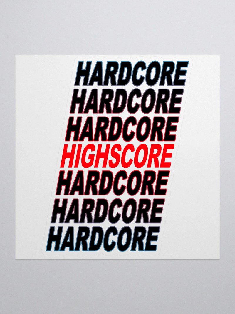 HARDCORE HIGHSCORE | Sticker