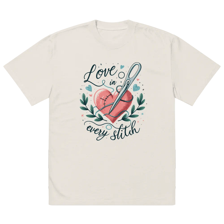 Heartfelt Stitched Love T-Shirt product image (14)