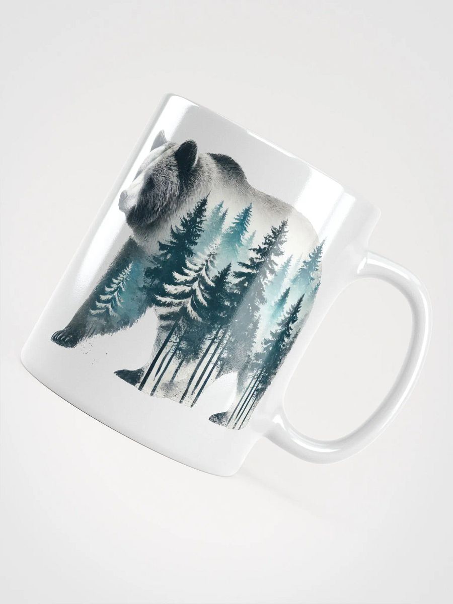 Forest Bear White Glossy Mug product image (4)