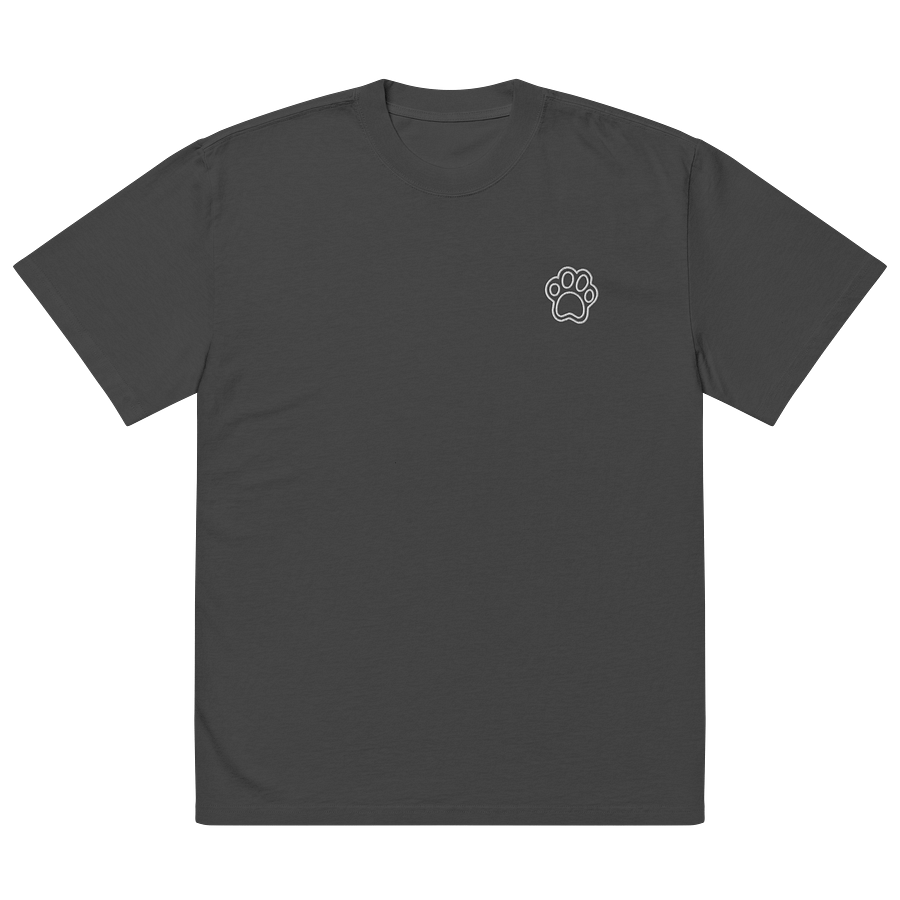 Faded Paw Print Oversized Tee product image (5)