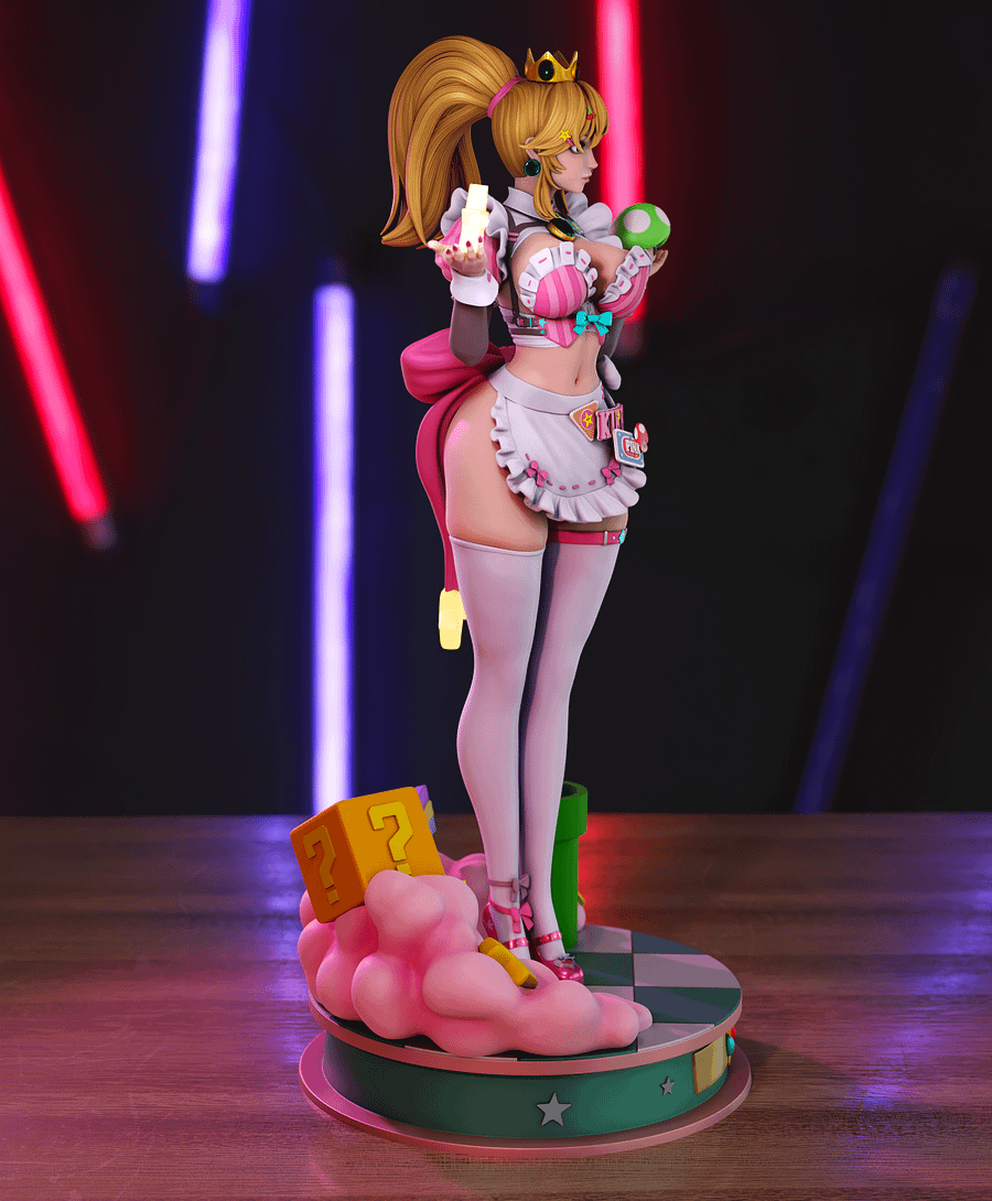 3D Printed: Peach Maid Statue product image (4)