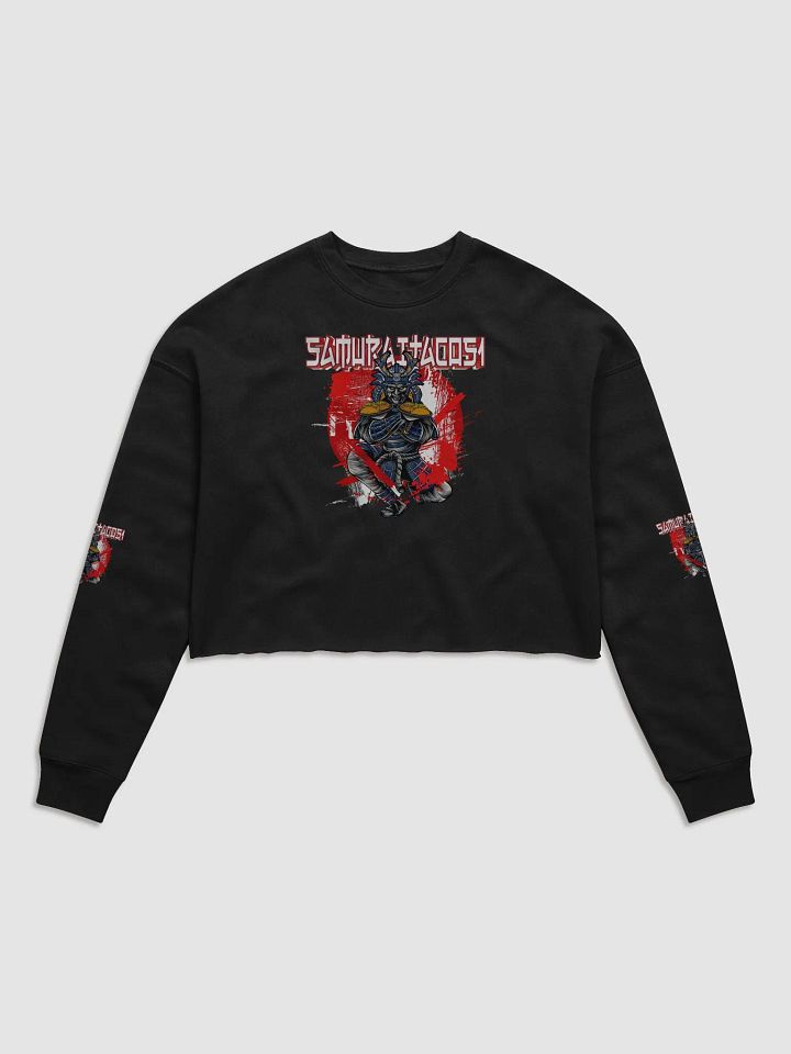 SamuraiTacos1 Illustration Women's Crop Sweatshirt product image (4)
