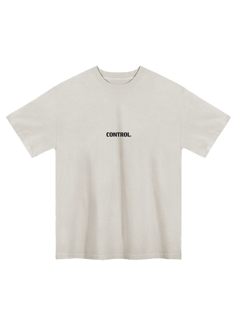 Magigio Death of Chance “Control” Oversized Faded Tee (Black) product image (1)