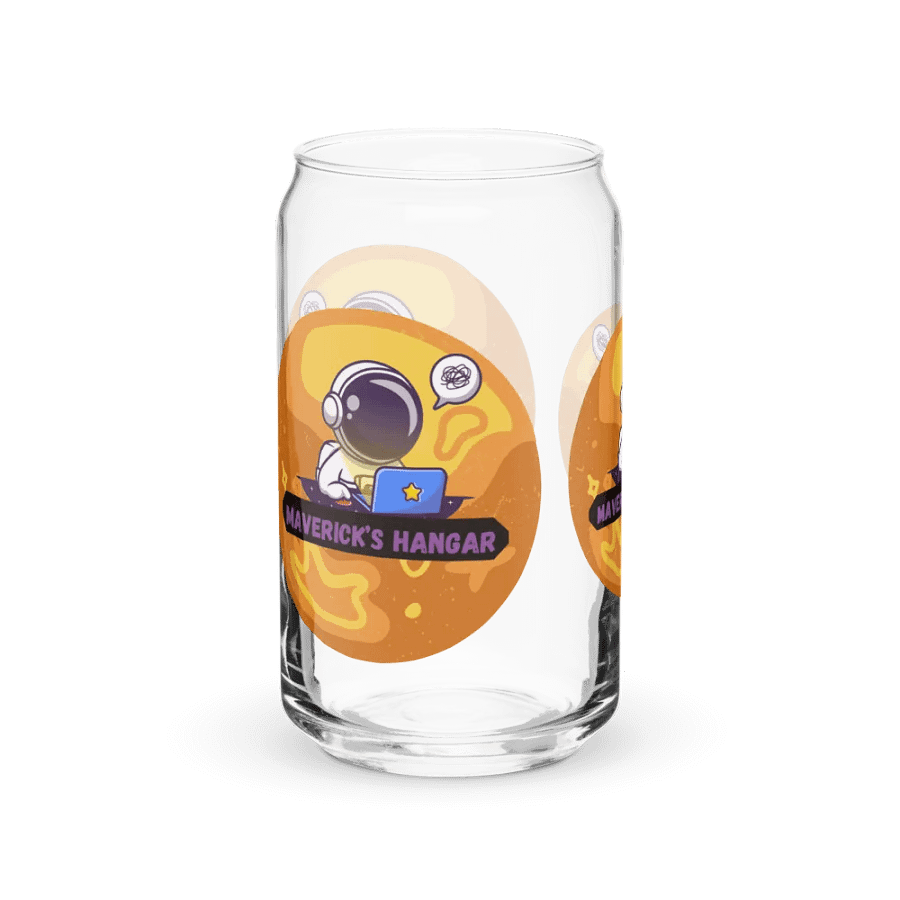 Maverick's Hangar Logo Can Shaped Glass product image (10)