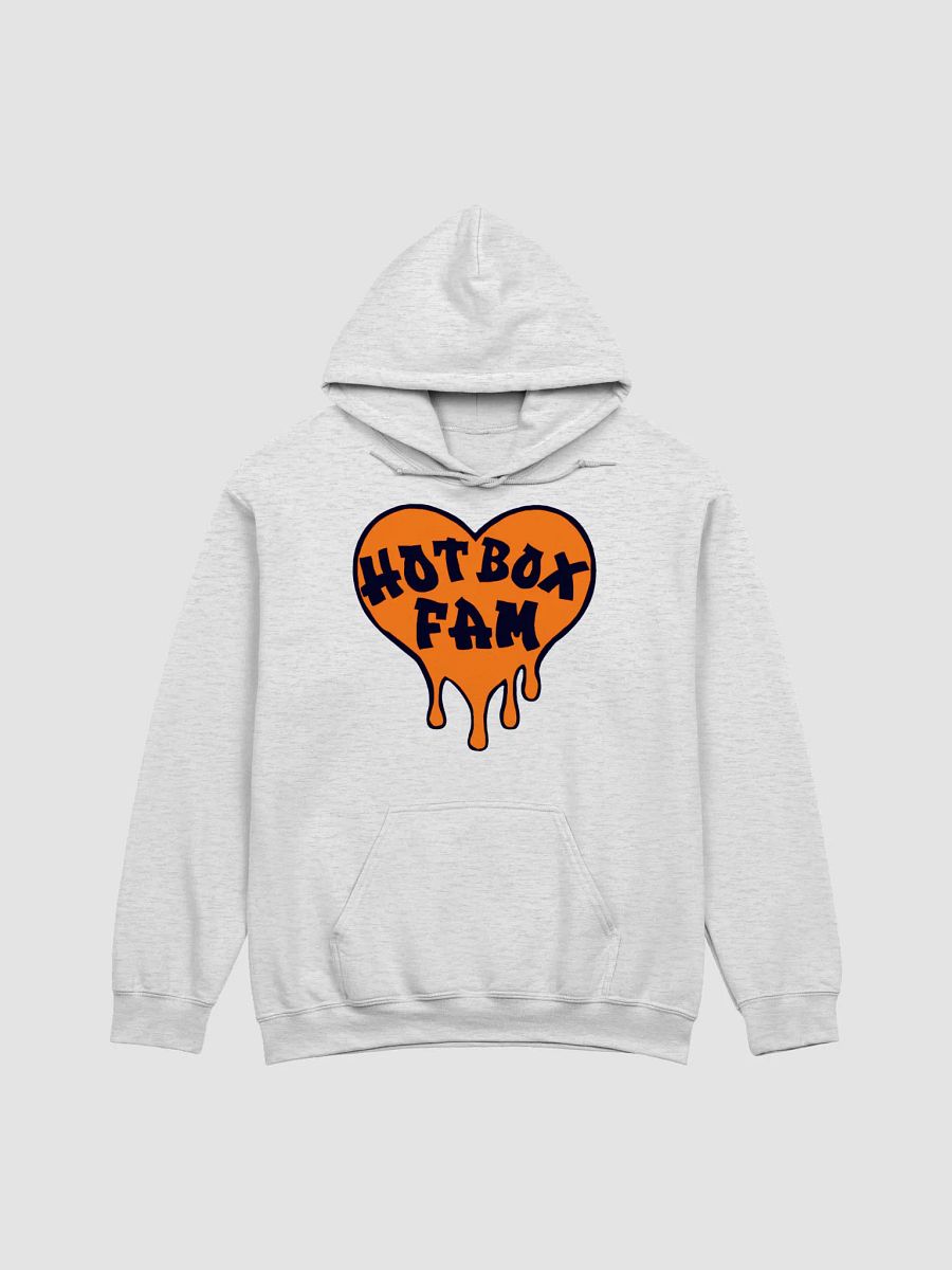 UNISEX HOT BOX FAM ORANGE LOGO HOODIE product image (5)