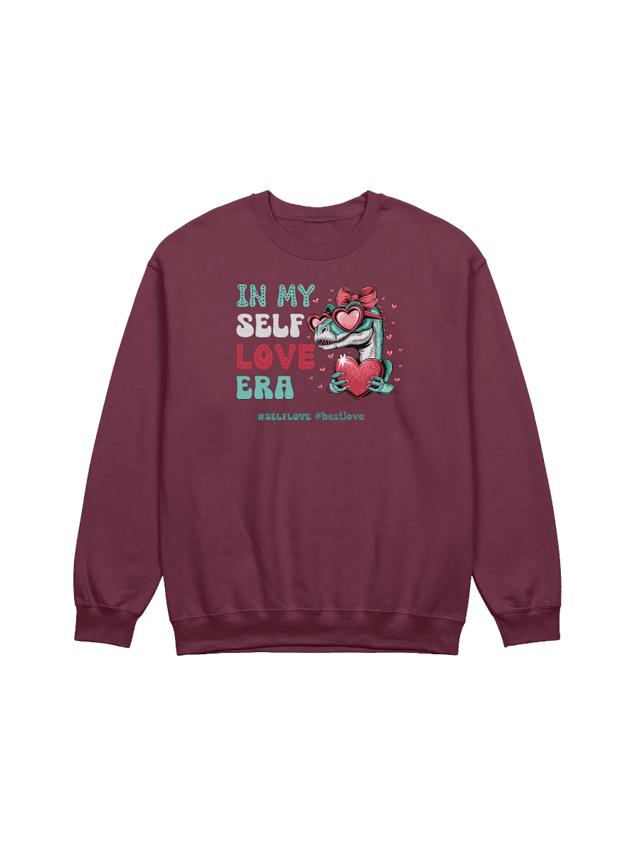 Funny Dinosaurus Valentine's day sweatshirt - In myself love era product image (3)