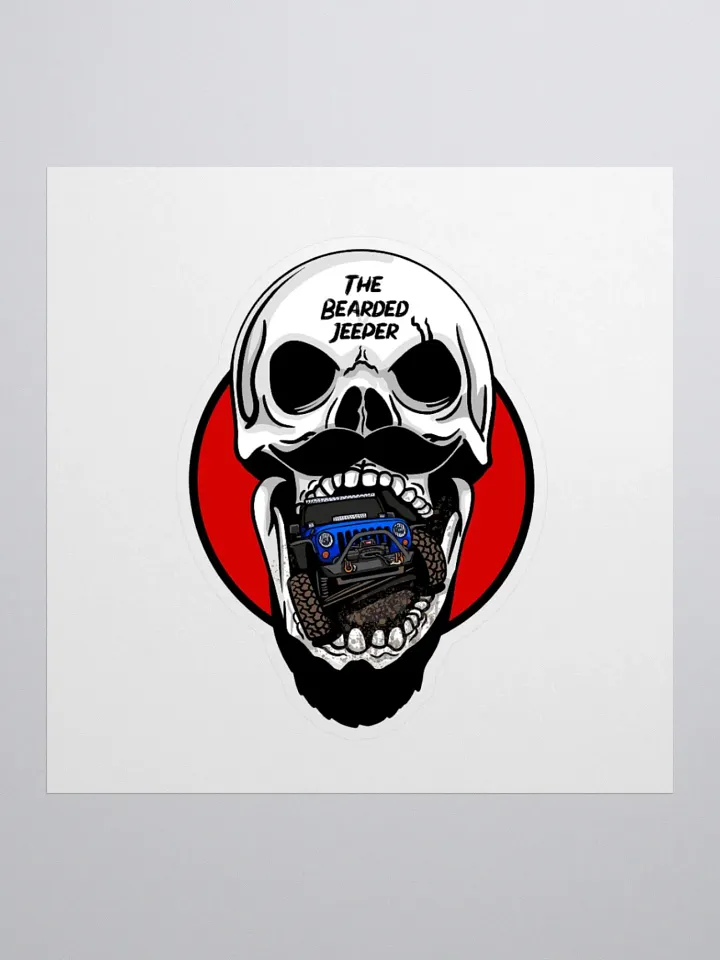 Off-Road Skull Kiss-Cut Stickers product image (2)