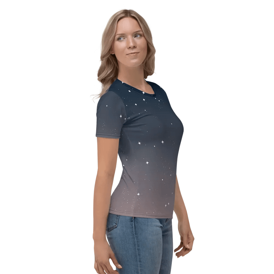 Starry Sky Dusk Women's T-Shirt product image (3)