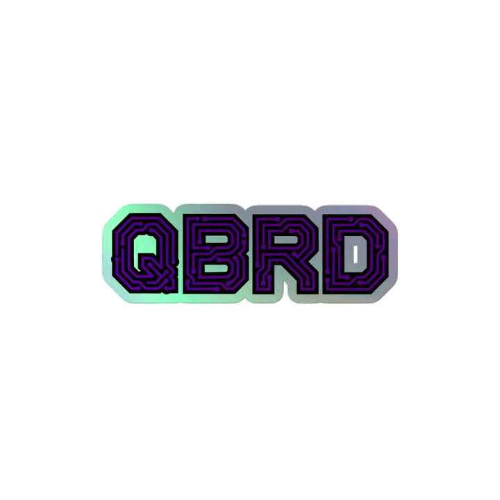 QBRD Holographic Sticker product image (2)