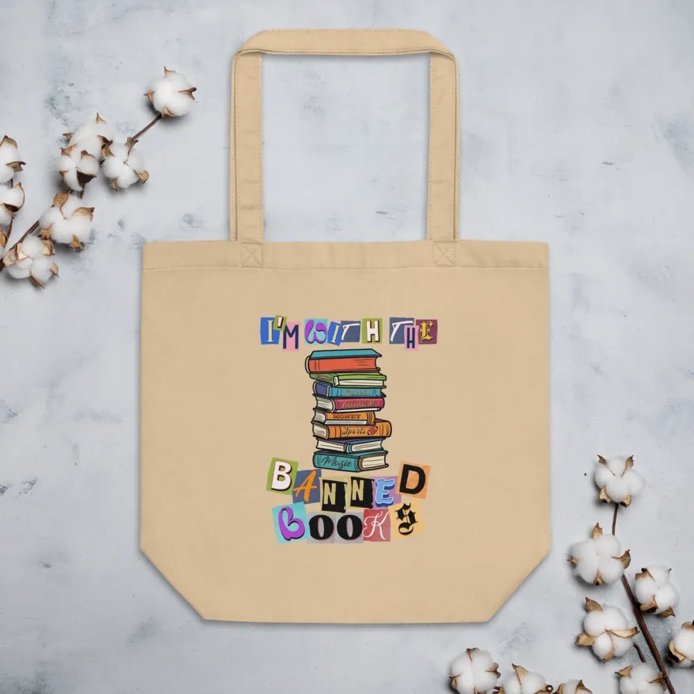 Im With The Banned Books Stacked Tote Bag product image (3)