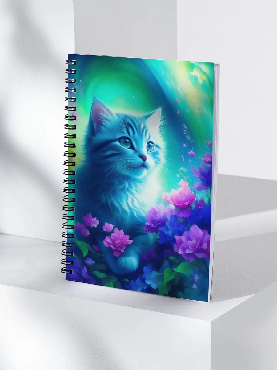 Enchanted Cat Garden Spiral Notebook product image (4)