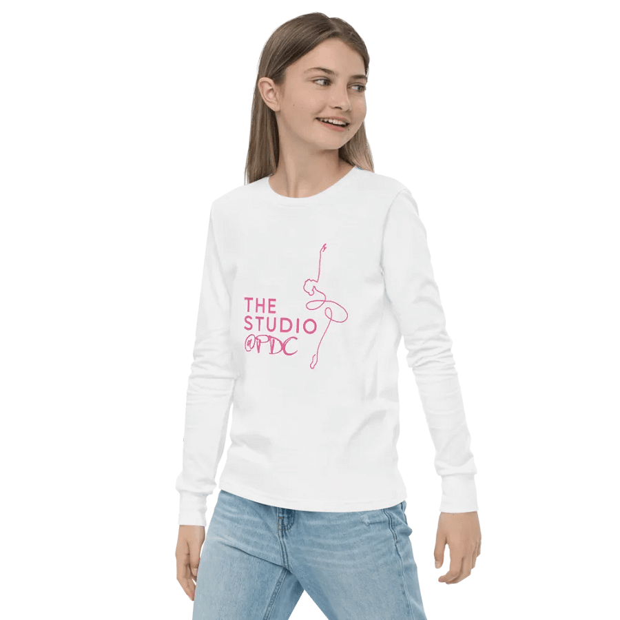 Youth Long Sleeve | Multiple Colours with Pink Logo product image (8)