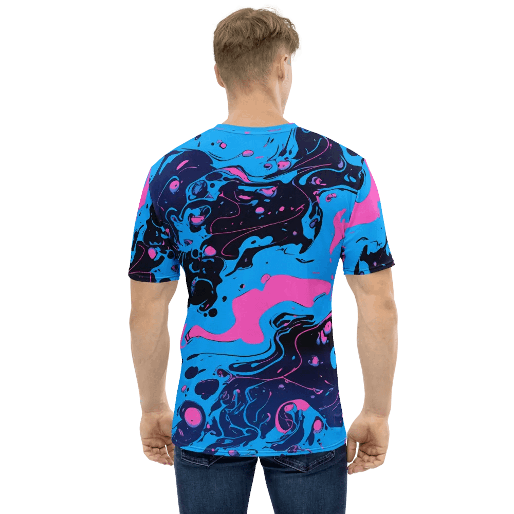 Vibrant Marbled Men's T-Shirt product image (2)