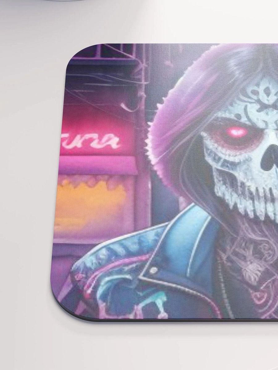 Neon Female Grim Reaper Mousepad product image (6)