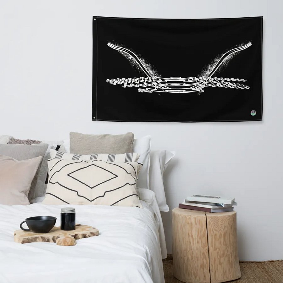HApex Gear Black Logo - Black - Flag product image (4)