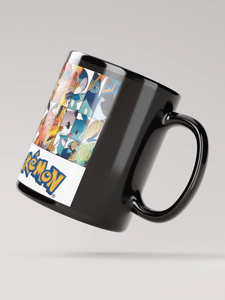 Pokémon Black Glossy Mug – Perfect for Pokémon Lovers! product image (4)