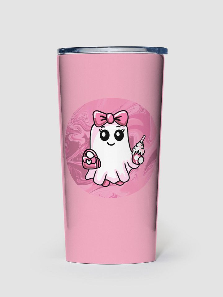 Cute Ghost 20oz Stainless Steel Tumbler product image (1)