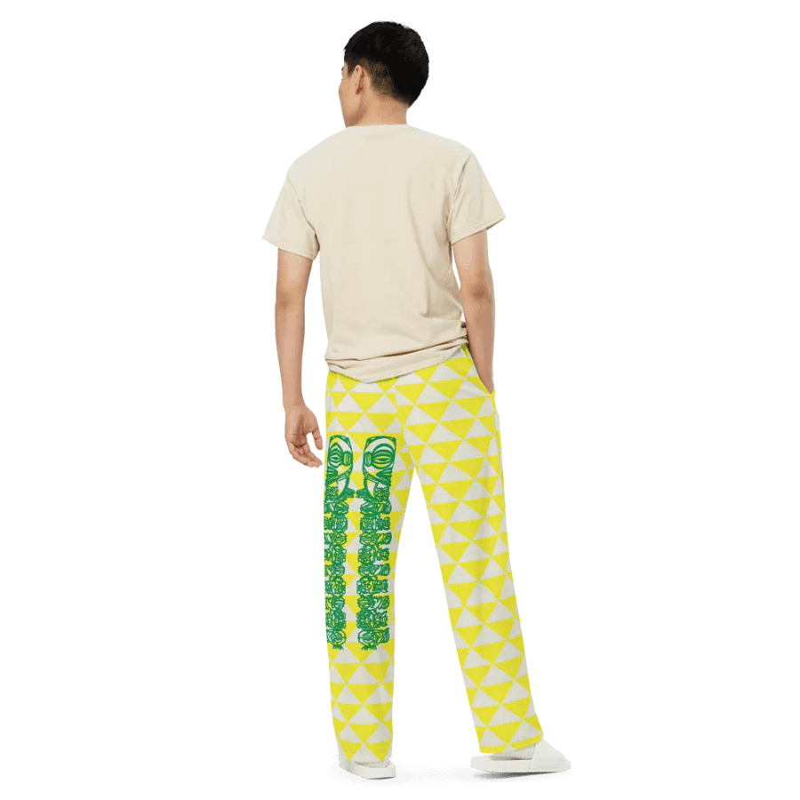 Spiral TIKI Unisex Wide-Leg Pants product image (5)