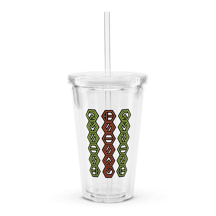 Neon Hexagon Letter Pattern Tumbler product image (1)