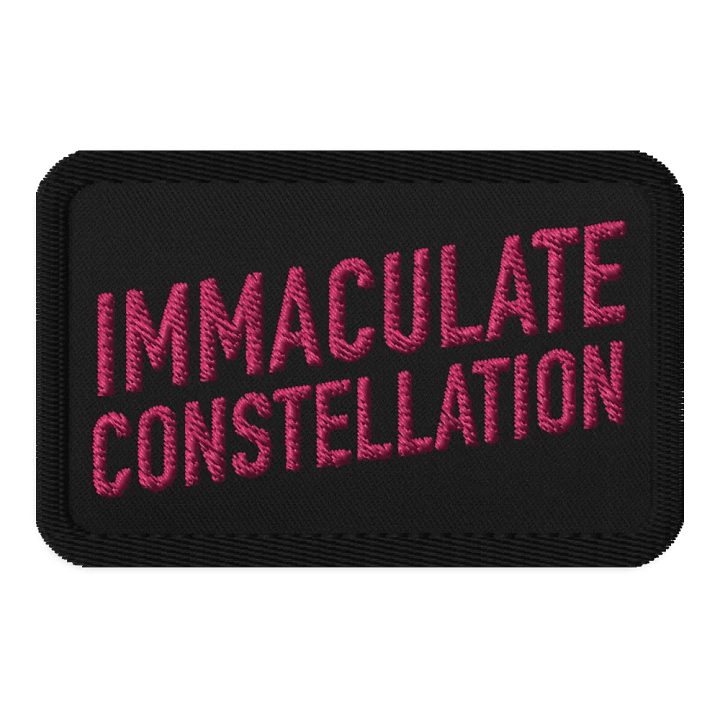 Shhhhhh... Immaculate Constellation iron on patch product image (1)