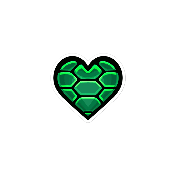 Ninja Heart Die-Cut Magnet product image (1)