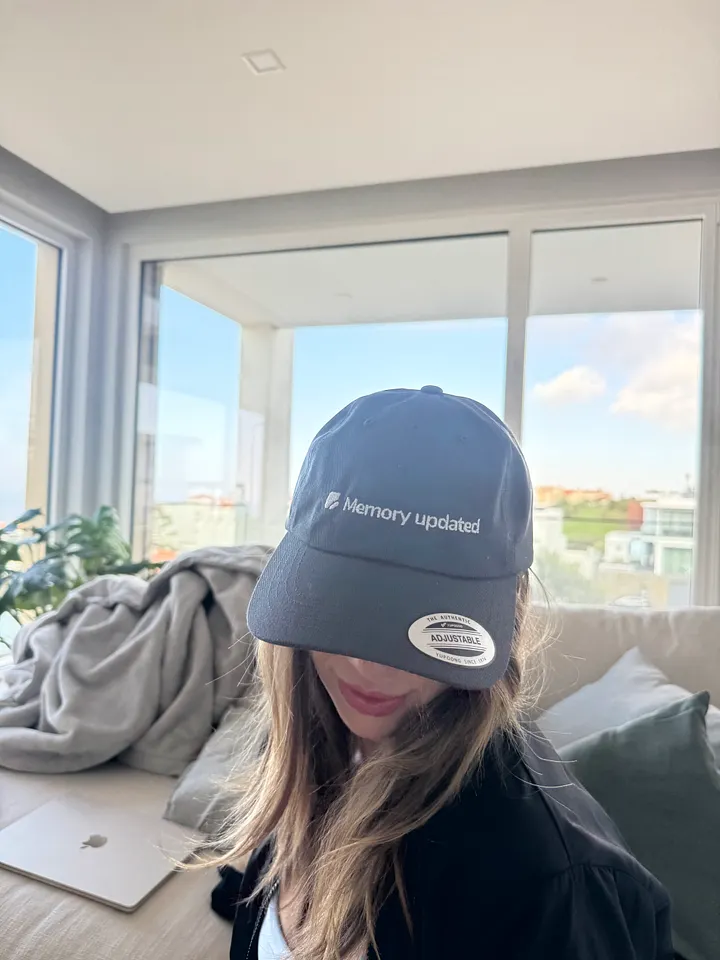 gpt memory updated hat (black) - 100% cotton (by @laurentdelrey) product image (2)