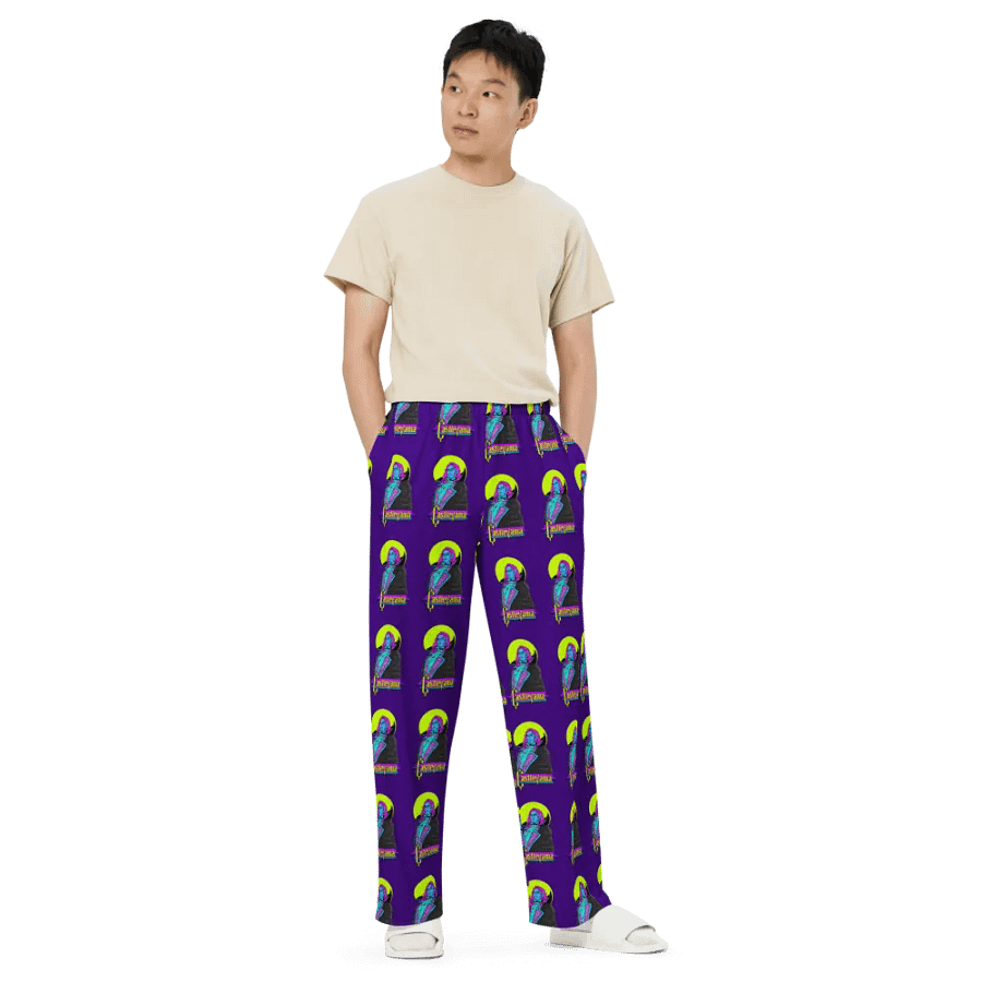 Castlevania Neon Tribute Wide-Leg Pants product image (7)