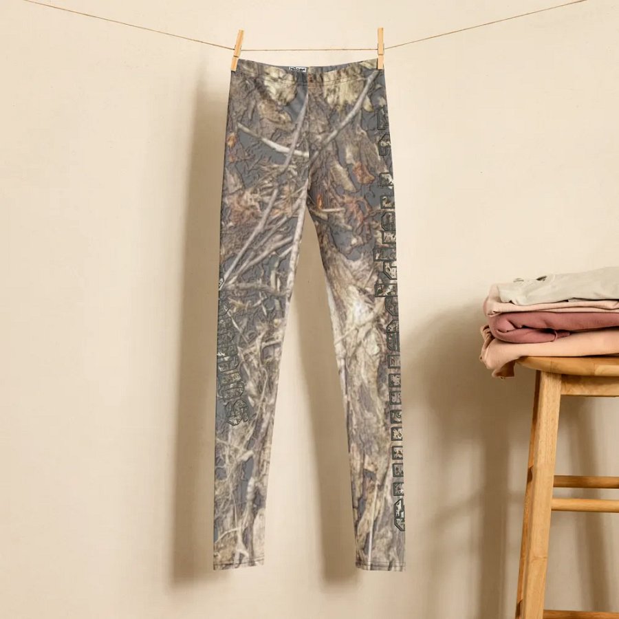Youth Leggings - Dead Split - It Happennnns Camo product image (7)