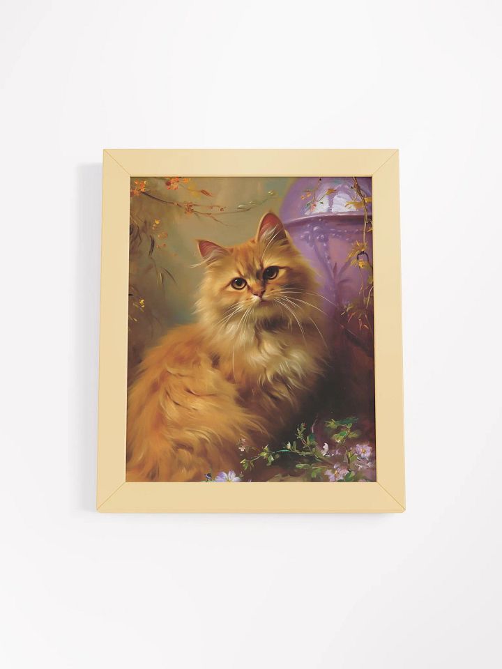 Golden Cat Serenity Framed Matte Poster product image (2)