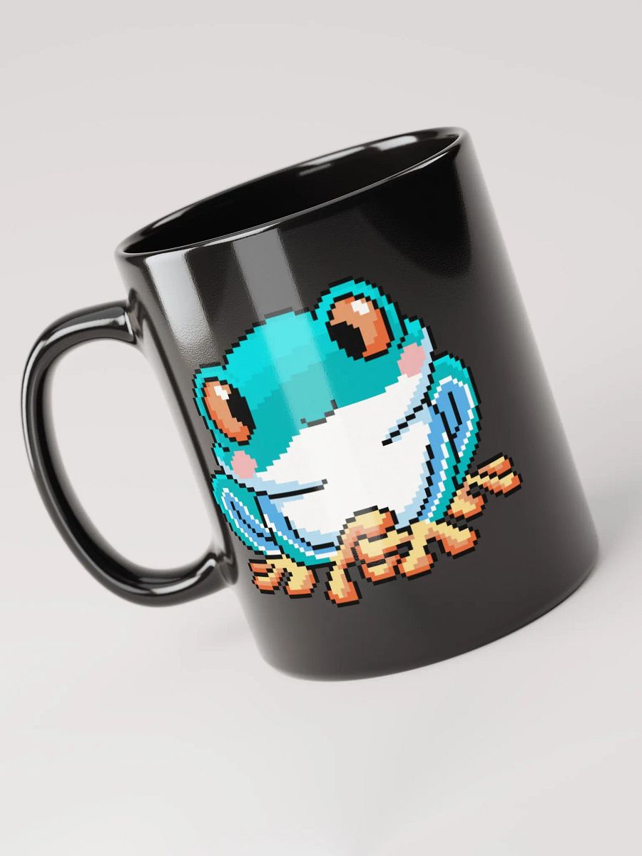 Teal Rip the Frog Black Glossy Mug product image (5)