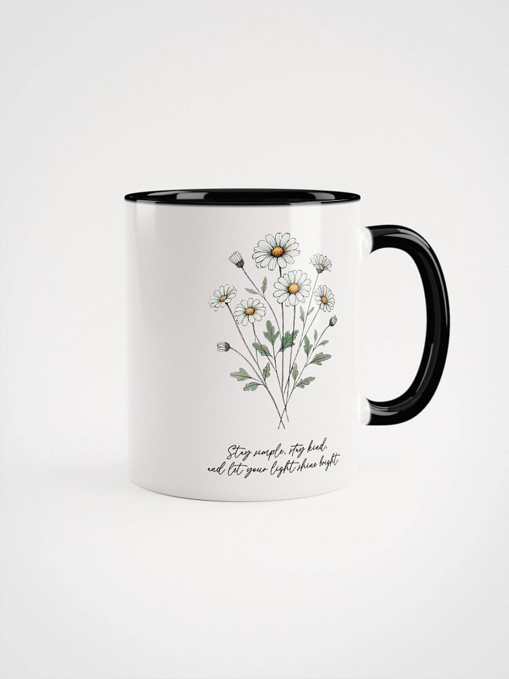 Motivational Daisy Glossy Accent Mug product image (10)