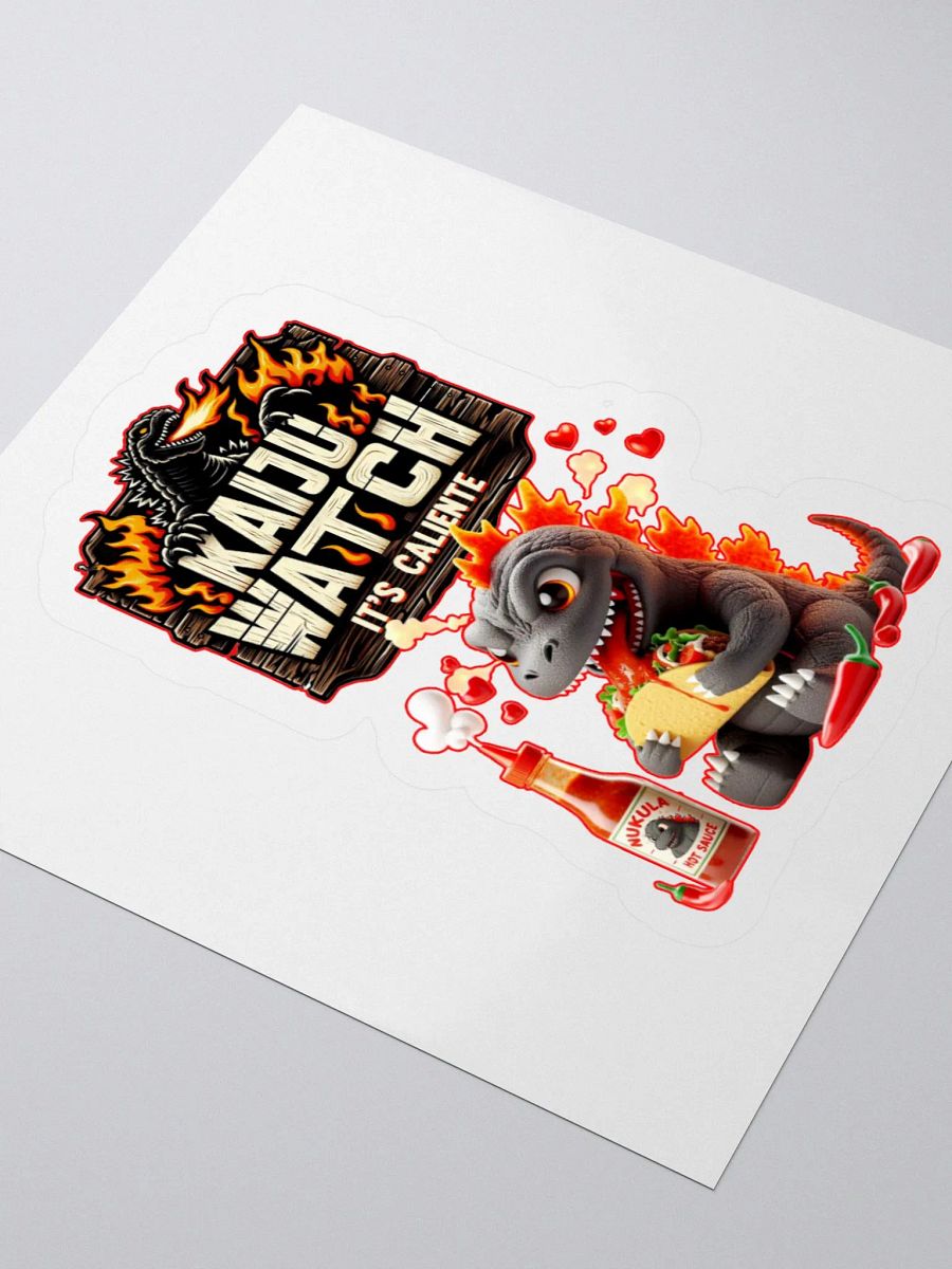 Kaiju Watch "It's Caliente" Hot Sauce Stickers product image (8)