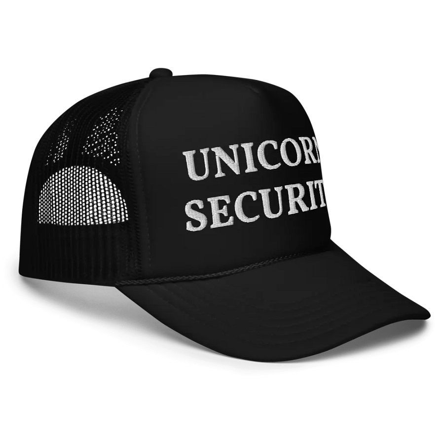 Unicorn Security Hat - Embroidered Trucker Hats Cap product image (5)